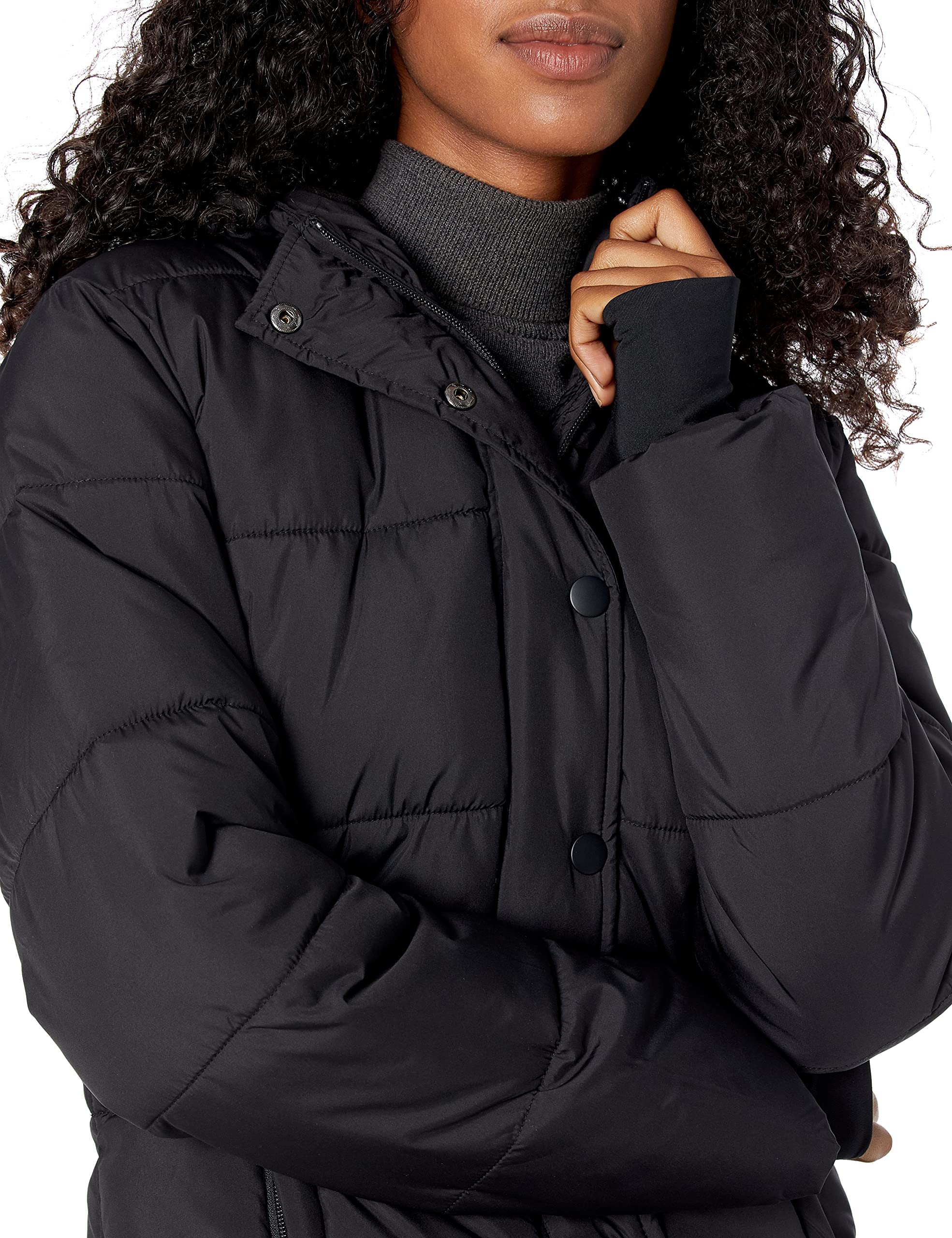 Amazon Essentials Women's Heavyweight Long-Sleeve Hooded Puffer Coat (Available in Plus Size)
