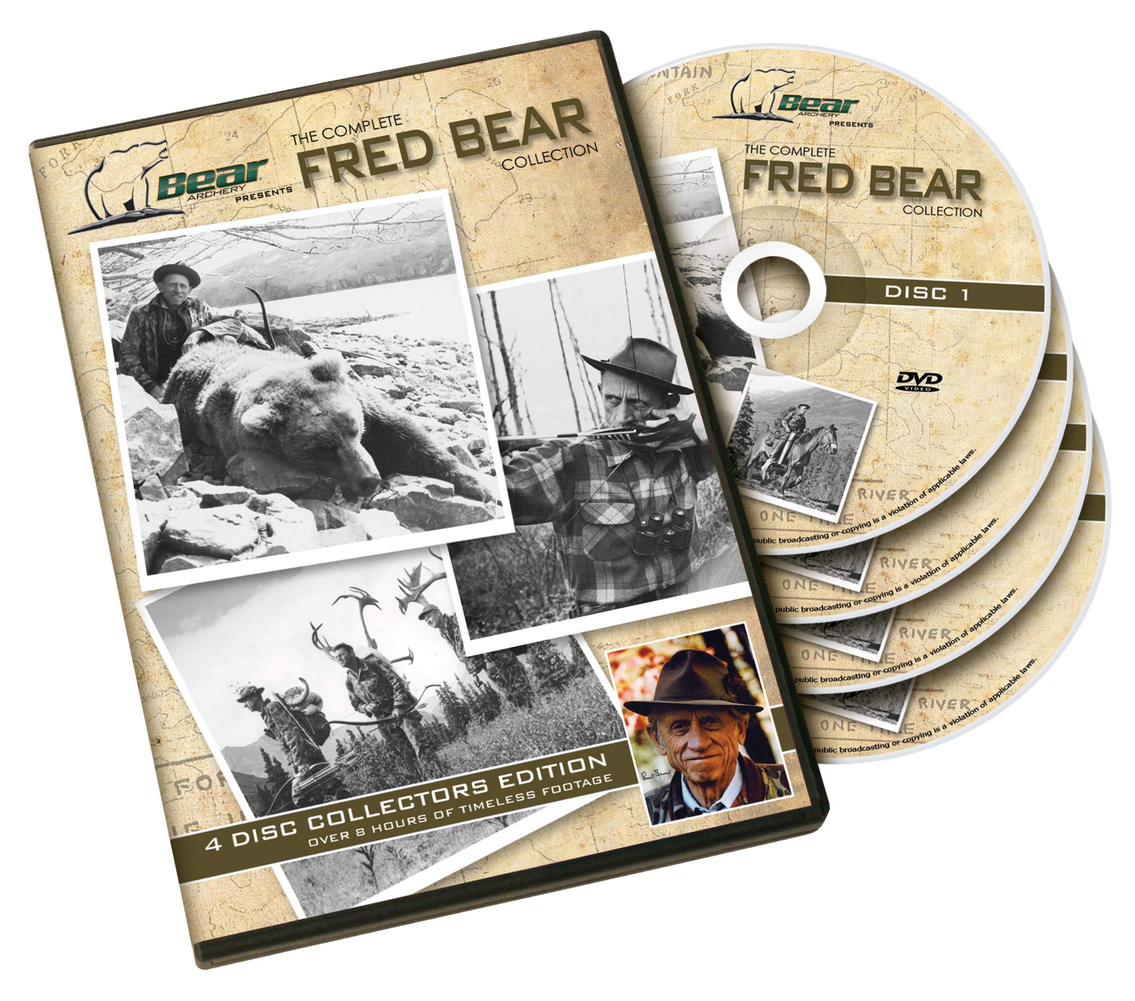 Bear Archery Fred Bear DVD Collection, Multi