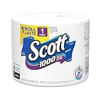 Scott Bath Tissue, 1000 Count (Pack of 1)