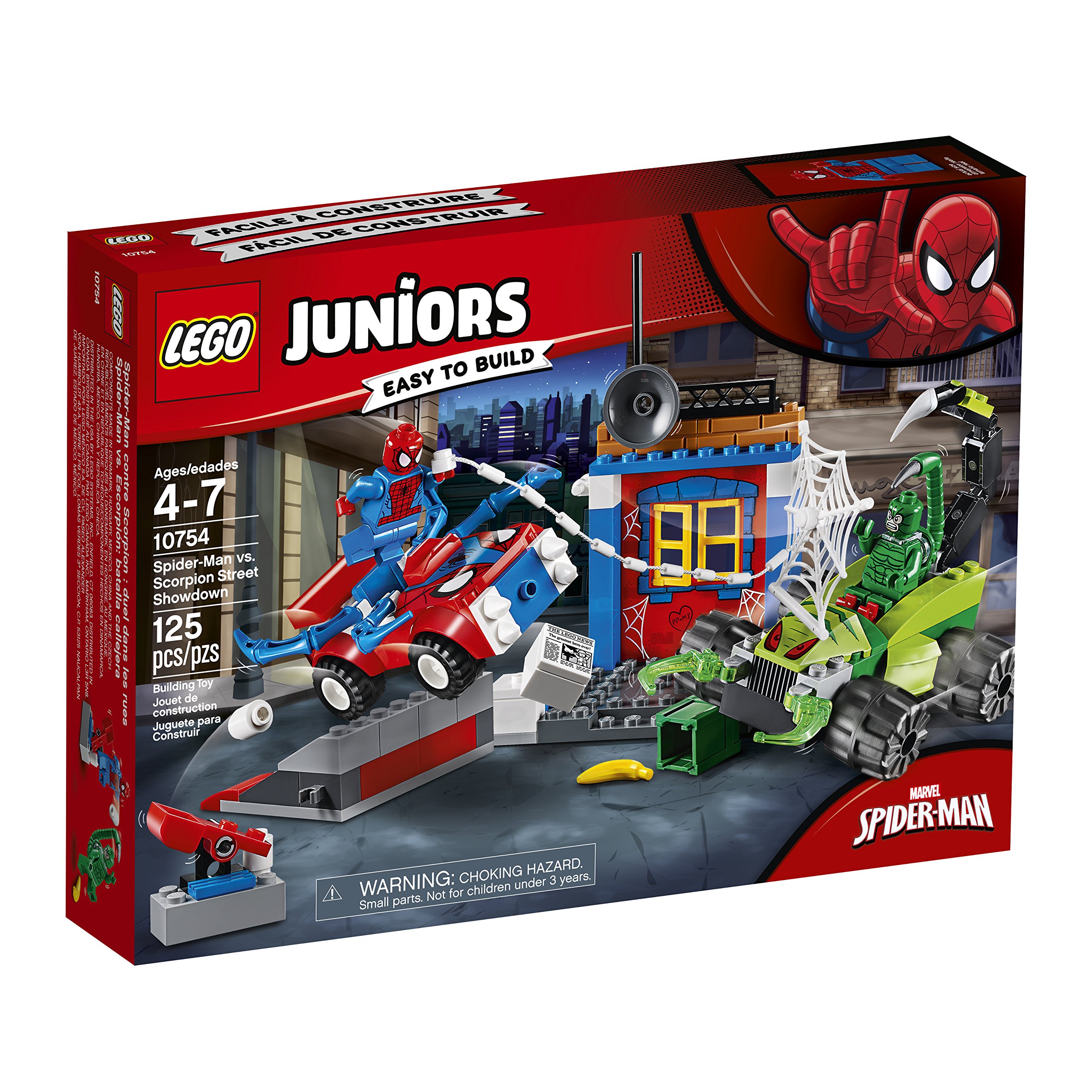 Mua LEGO Juniors/4+ Marvel Super Heroes Spider-Man vs. Scorpion Street  Showdown 10754 Building Kit (125 Pieces) trên Amazon Mỹ chính hãng 2023 |  Giaonhan247