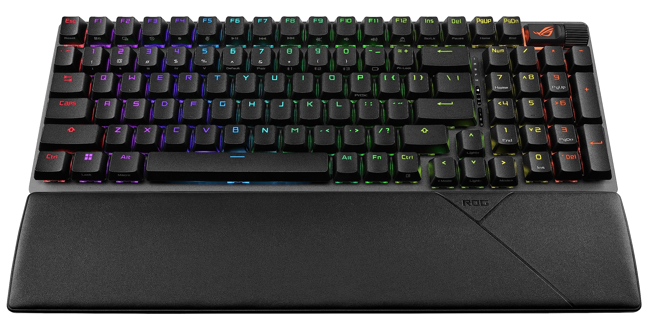 ASUS ROG Strix Scope II 96 Wireless Gaming Keyboard, Tri-Mode Connection, Dampening Foam & Switch-Dampening Pads, Hot-Swappable Pre-lubed ROG NX Storm Switches, PBT Keycaps, RGB-Black