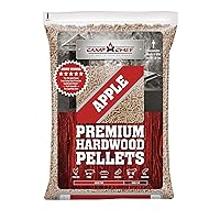 Camp Chef Orchard Apple BBQ Pellets, Hardwood Pellets for Grill, Smoke, Bake, Roast, Braise and BBQ, 20 lb. Bag