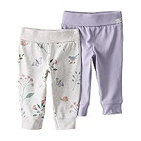 little planet by carter's Baby 2-Pack Terry Pants Made with Organic Cotton