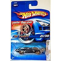 Hot Wheels 2006 First Edition 21 of 38 '69 Camaro Metallic Black on Faster Than Ever Card