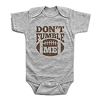 | Compatible with Onesies Brand Baby Bodysuit | Funny Football Baby Apparel | Don't Fumble Me | Unisex Romper