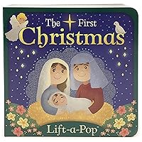 The First Christmas: Lift-a-Pop Pop-Up Nativity Board Book for Christians to Celebrate the Birth of Baby Jesus - Holiday Gift For Babies and Toddlers