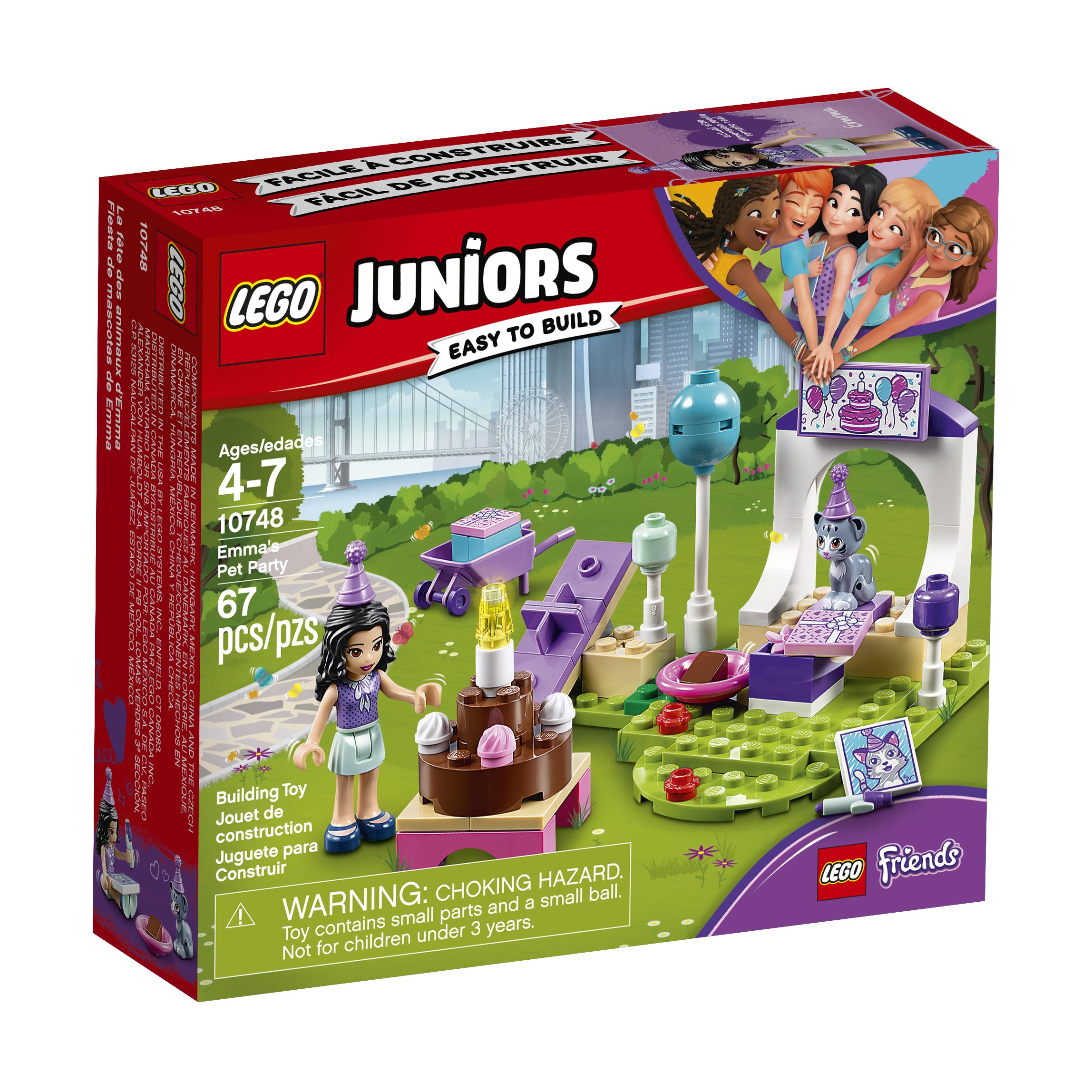 LEGO Juniors/4+ Emma's Pet Party 10748 Building Kit (67 Piece)