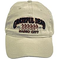 Grateful Dead Men's Standard Liquid Blue Radio City 80 Baseball Hat, Stone, One Size