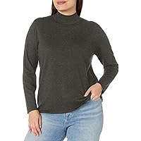 MULTIPLES Women's Long Sleeve Mock Neck Sweater Top
