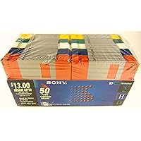 50 Pack Sony Floppy Disk Diskettes 3.5