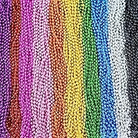 300 Pcs Mardi Gras Beads Necklaces Bulk, 33
