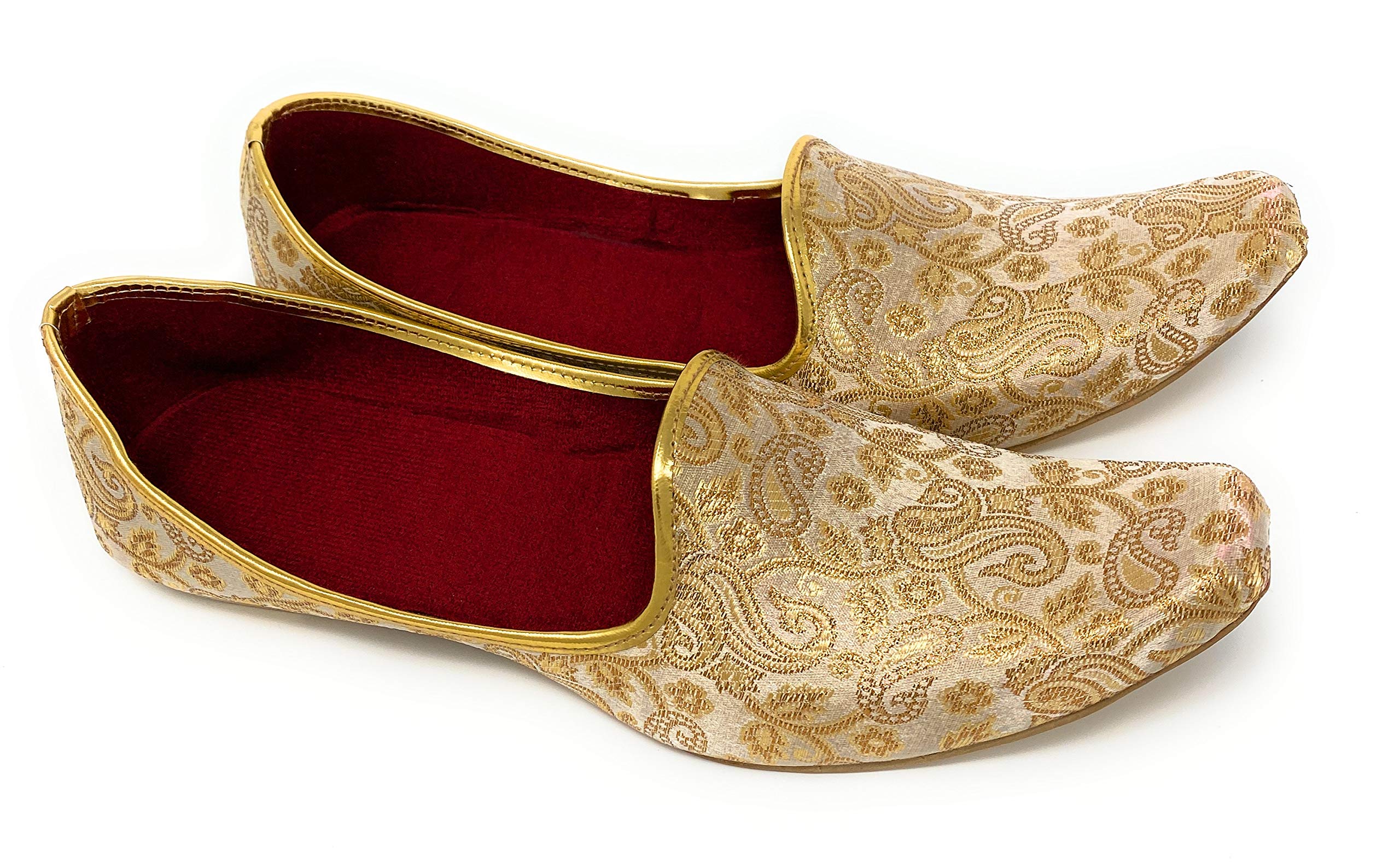 BombayFlow RANVEER Punjabi Jutti Indian Flats Handmade Shoes - Khussa Shoes, Indian Wedding, Sherwani, Kurta, Mojari Shoes