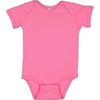 Rabbit Skins Baby Bodysuit Girl & Boy | Newborn 0-3 Months to 24 Month Toddler, Snap Easy Closure (4400)