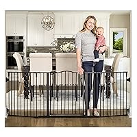 Regalo Deluxe Home Accents Widespan Safety Gate, 74.5