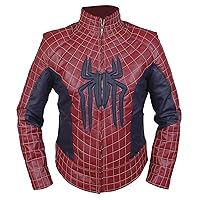 F&H Kid's Superhero Amazing Spider Maroon & Blue Jacket