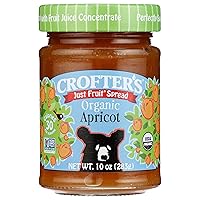 Crofters Organic Apricot Just Fruit Spread, 10 oz