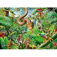 Reptile Resort 300 XXL Piece Jigsaw Puzzle for Kids - 12978 - Every Piece is Unique, Pieces Fit Together Perfectly, 20 x 14 inches (49 x 36 cm) When Complete.