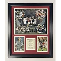 Legends Never Die NCAA Alabama Crimson Tide 2017 Football Dynasty Framed Photo Collage, 18 x 22, (20388U)