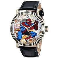 Marvel Men's W001763 Spider-Man Analog-Quartz Black Watch