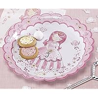 Ginger Ray Princess Paper Party Plates, Pink