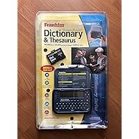 Franklin MWD-1440 Dictionary and Thesaurus with Bookman II