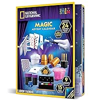 NATIONAL GEOGRAPHIC Jumbo Kids Advent Calendar - 24 Magic Tricks & Science Experiments for Christmas Countdown