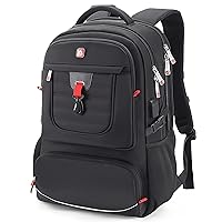 LOKASS 17 Inch Laptop Travel Backpack for Men,Waterproof, Anti-Theft Large Mens Backpacks and Perfect for Travel,Work, Business, College - Bookbag and Mochila de Viaje para mujer hombre up to 17.3