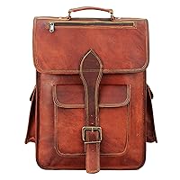 16 Inch Genuine Leather Backpack for Women and Mens Leather backpack and Leather laptop backpack for Women | Leather backpack for men Perfect mens backpack for daily use Retro backpack Vintage