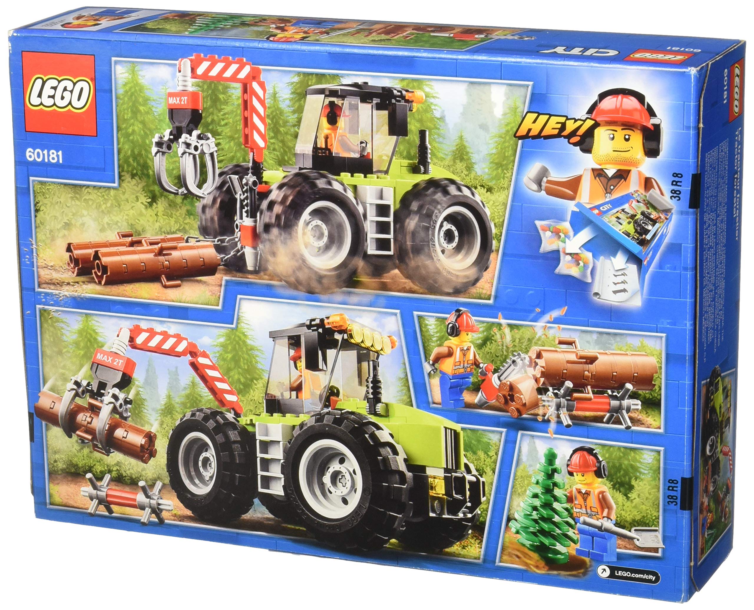 LEGO City Forest Tractor 60181 Building Kit (174 Pieces) (Discontinued by Manufacturer)