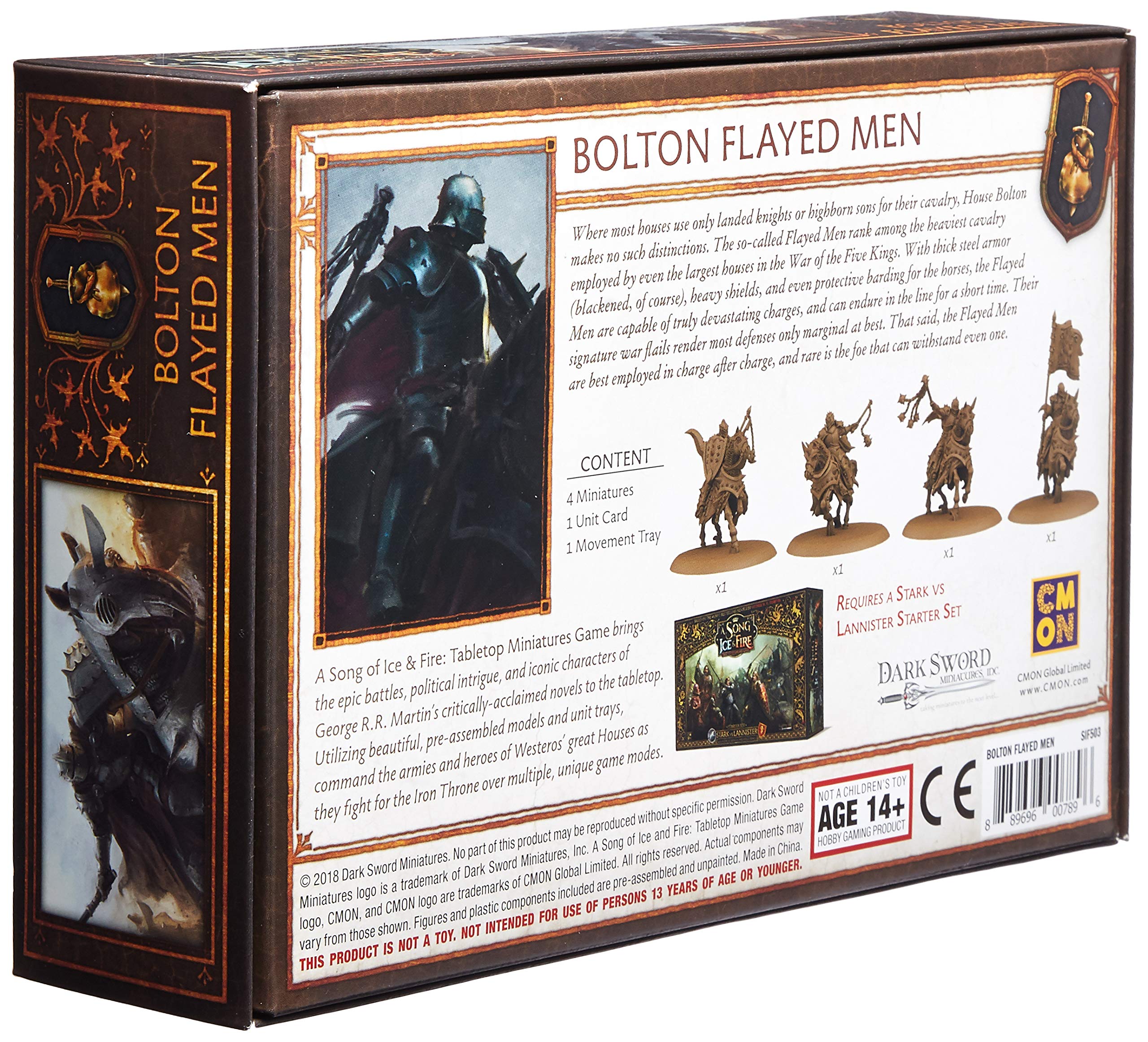 CMON A Song of Ice and Fire Tabletop Miniatures Bolton Flayed Men Unit Box | Strategy Game for Teens and Adults | Ages 14+ | 2+ Players | Average Playtime 45-60 Minutes | Made