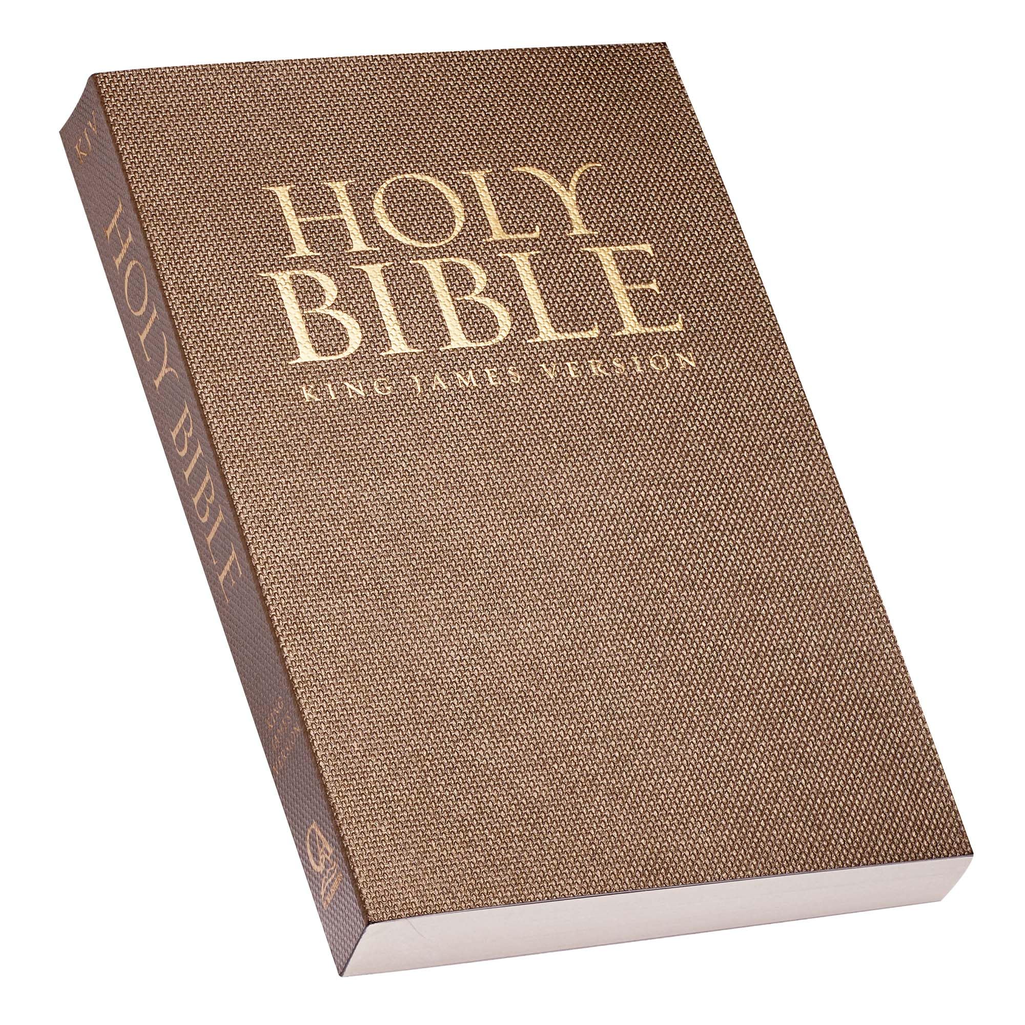 KJV Holy Bible, Gift and Award Bible - Softcover, King James Version, Antique Gold