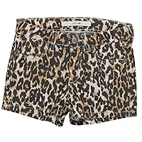 Joe's Leopard Mini Shorts Girls Size 12 Orange/Leopard