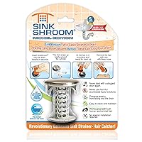 Revolutionary Bathroom Sink Drain Protector Hair Catcher, Strainer, Snare, Nickel Edition