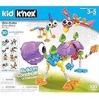 Kid K'NEX Dino Dudes Building Set - Ages 3+ - Preschool Creative Toy, 100 pieces