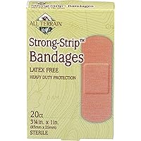 All Terrain Strong Strip Bandages Latex Free - 20 Bandages