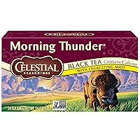 Celestial Seasonings Black Tea, Morning Thunder, 20 Count