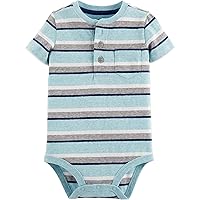 OshKosh B'Gosh Baby Boys' Pocket Henley Bodysuits