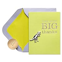 Papyrus Funny Blank Thank You Card (Big Thanks)