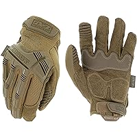 Mechanix Wear: M-Pact Tactical Gloves with Secure Fit, Touchscreen Capable Safety Gloves for Men, Work Gloves with Impact Protection and Vibration Absorption (Brown, Small)