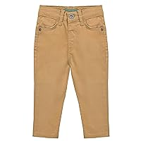 Lilax Boys Chino Pants, Stretchy Cotton Pull-On Pants