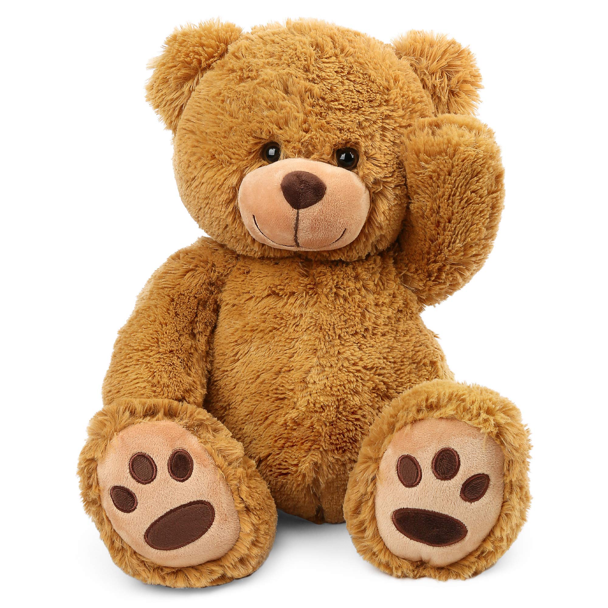 Mua LotFancy Teddy Bear Stuffed Animals, 20 inch Soft Cuddly Stuffed Plush  Bear, Cute Stuffed Animals Toy with Footprints, Gifts for Kids Baby  Toddlers on Baby Shower, Valentine's Day, Tan Color trên