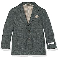 Isaac Mizrahi Slim Fit Boy's Tweed Jacket