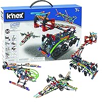 K'nex Intermediate 60 Model Building Set - 395 Parts - Ages 7 & Up - Creative Building Toy, Multicolor, includes K'NEX Parts and Pieces, Instruction Booklet, Medium