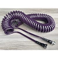 Water Right PCH-025-EP-6PKRS 300 Series 25 Foot Coil Hose, Eggplant