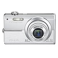 OM SYSTEM OLYMPUS FE370 8MP Digital Camera with 5x Optical Dual Image Stabilized Zoom (Silver)