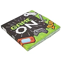 Creative Converting Video Game Party Napkins, 6.5