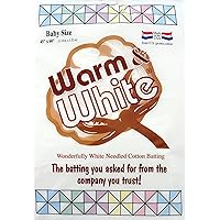 Warm Company 45-Inch by 60-Inch Warm and White Cotton Batting, Crib Size