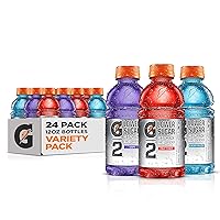 Gatorade G2 Thirst Quencher, 3 Flavor Variety Pack, 12oz Bottles (24 Pack)