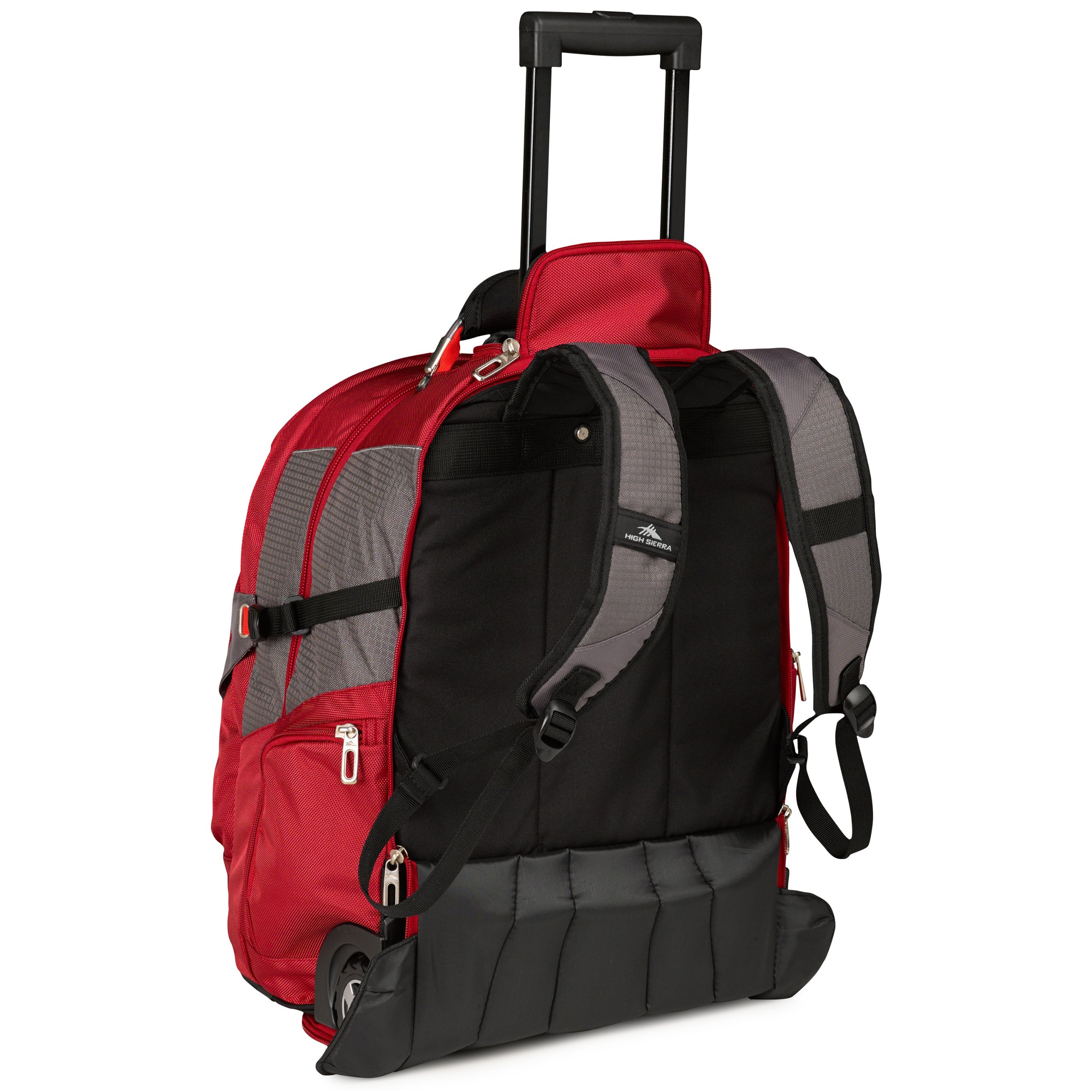 High Sierra XBT - Business Rolling Backpack, Carmine/Red Line/Black, One Size