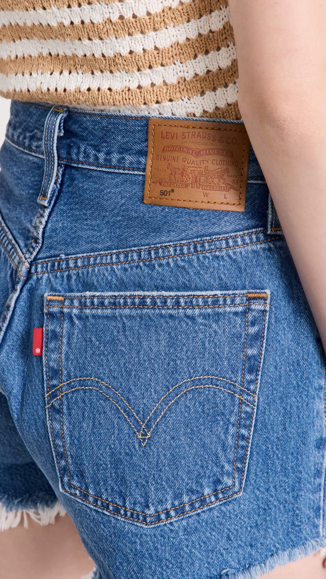 Levi's Women's Premium 501 Original Shorts ​​​​​(Also Available in Plus)